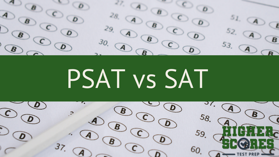 What is the difference between the PSAT and SAT?